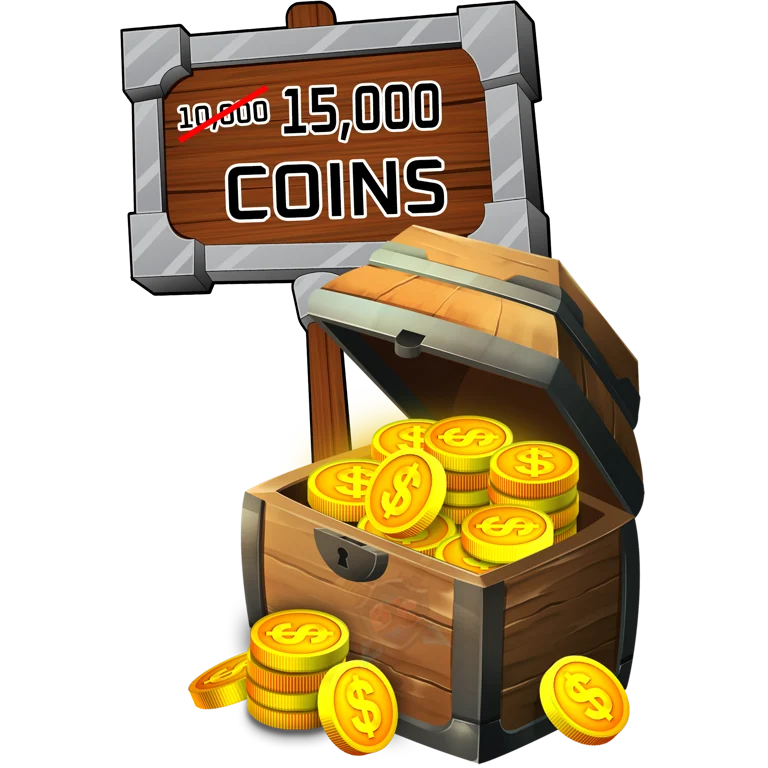 10,000 Coins + 50% Bonus
