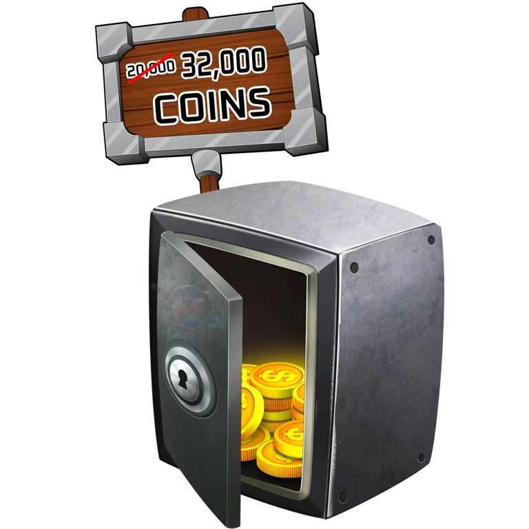 20,000 Coins + 60% Bonus