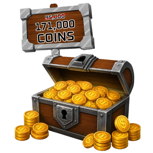 95,000 Coins + 80% Bonus