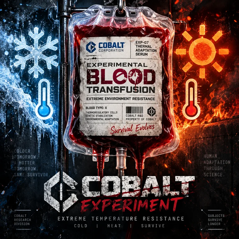 Cobalt Experimental Blood Transfusion