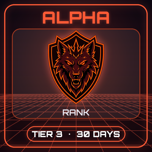 Alpha Rank (30 Days)